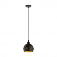 Eglo-ROCCAFORTE Small ( 170mm ) Pendant Light - Steel